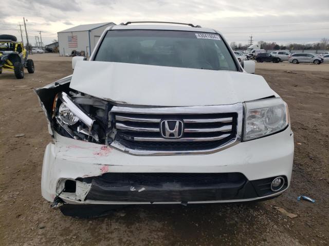 5FNYF4H51DB086340 - 2013 HONDA PILOT EXL WHITE photo 5