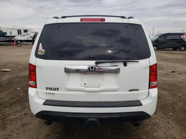 5FNYF4H51DB086340 - 2013 HONDA PILOT EXL WHITE photo 6