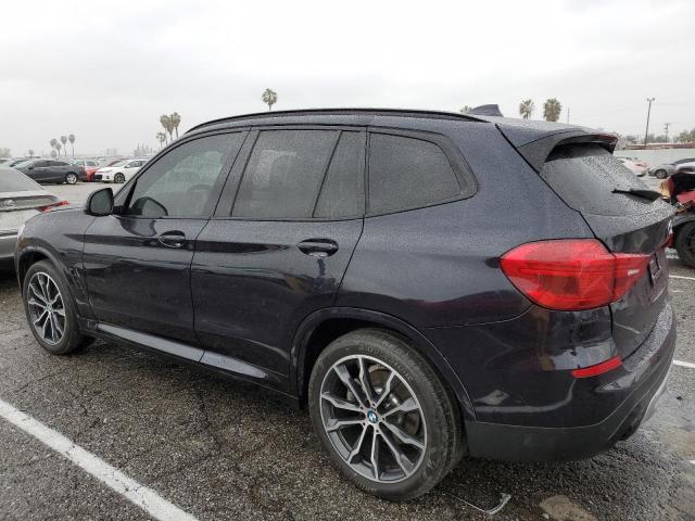 5UXTY3C09M9H87164 - 2021 BMW X3 SDRIVE30I BLUE photo 2