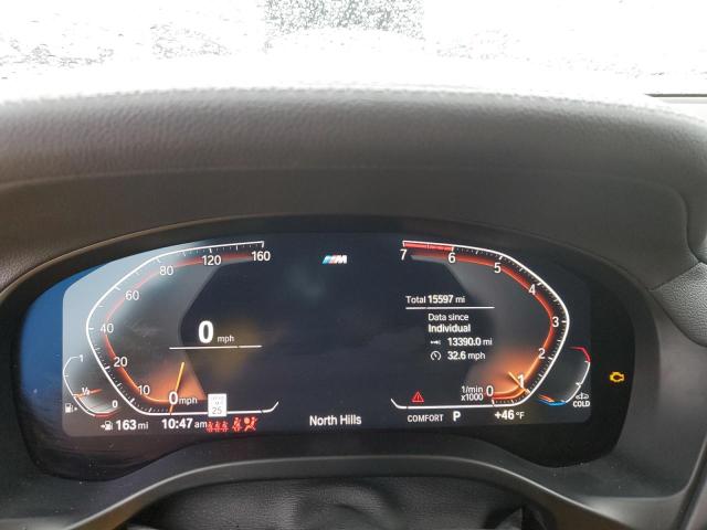 5UXTY3C09M9H87164 - 2021 BMW X3 SDRIVE30I BLUE photo 9