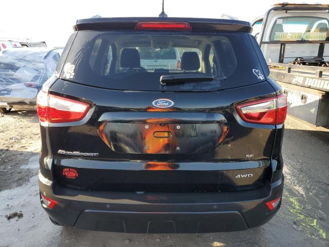 MAJ6P1UL3JC207603 - 2018 FORD ECOSPORT SE Czarny zdjęcie 6