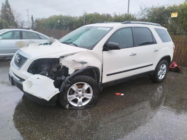 1GKLRKED7AJ217703 - 2010 GMC ACADIA SL WHITE photo 1