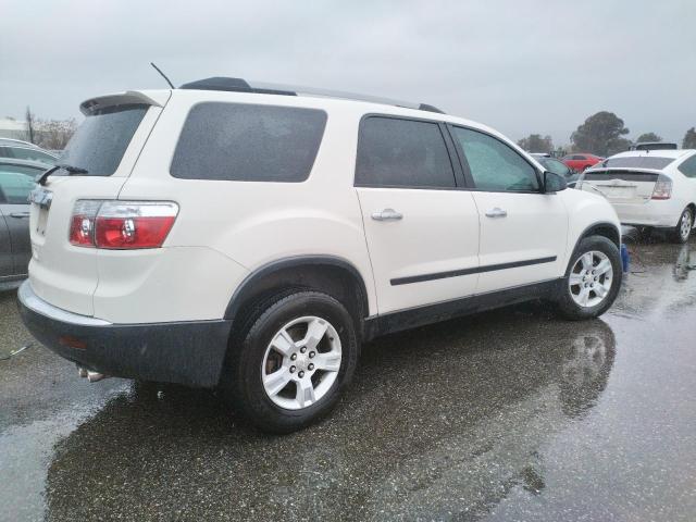 1GKLRKED7AJ217703 - 2010 GMC ACADIA SL WHITE photo 3