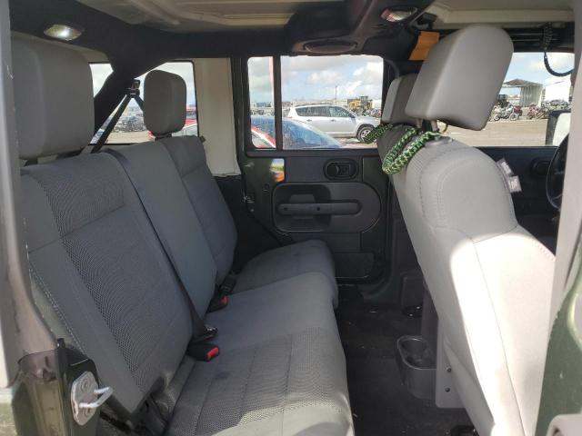 1J8GA59167L189825 - 2007 JEEP WRANGLER S GREEN photo 10