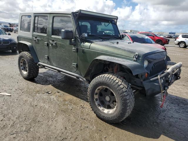 1J8GA59167L189825 - 2007 JEEP WRANGLER S GREEN photo 4