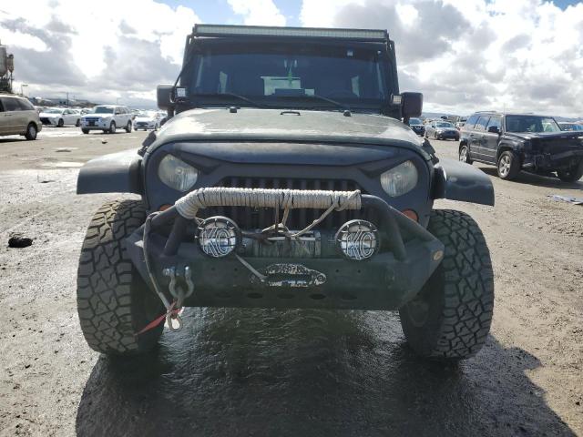 1J8GA59167L189825 - 2007 JEEP WRANGLER S GREEN photo 5