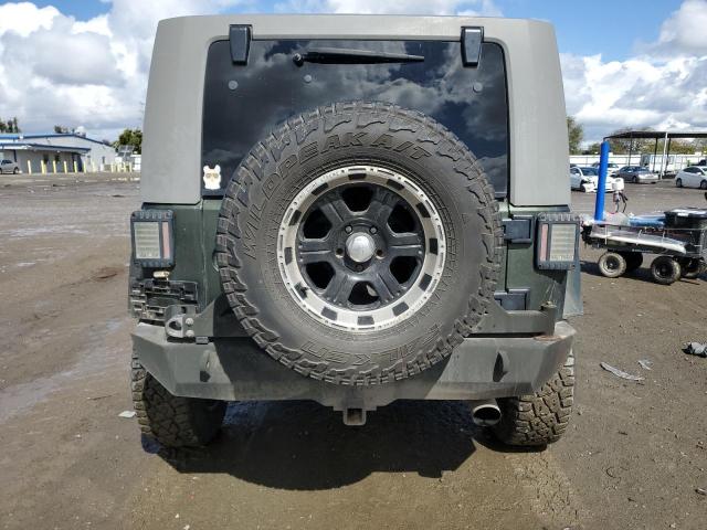 1J8GA59167L189825 - 2007 JEEP WRANGLER S GREEN photo 6