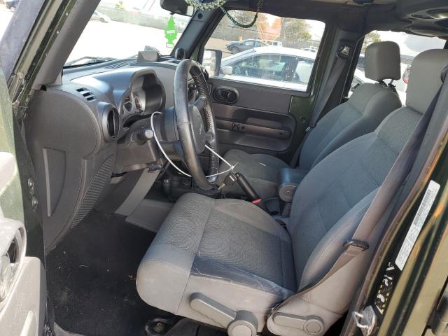 1J8GA59167L189825 - 2007 JEEP WRANGLER S GREEN photo 7