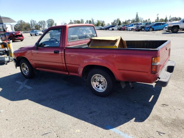 4TARN81A9PZ145442 - 1993 TOYOTA PICKUP 1/2 TON SHORT WHEELBASE STB RED photo 2