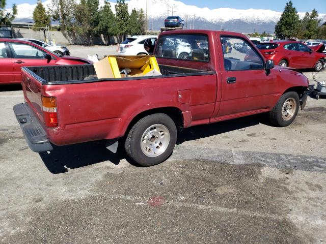 4TARN81A9PZ145442 - 1993 TOYOTA PICKUP 1/2 TON SHORT WHEELBASE STB RED photo 3