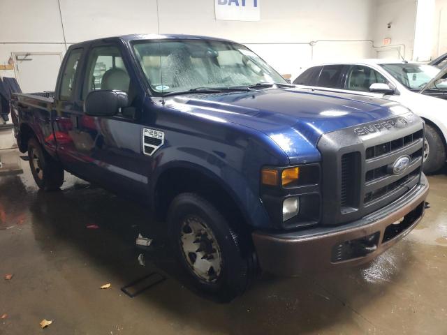 1FTNX20578EB20000 - 2008 FORD F250 SUPER DUTY BLUE photo 4