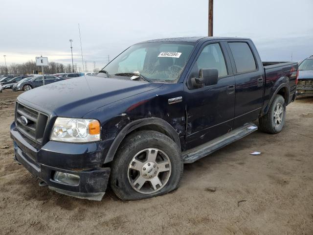 1FTPW14565FA08276 - 2005 FORD F150 SUPERCREW BLUE photo 1