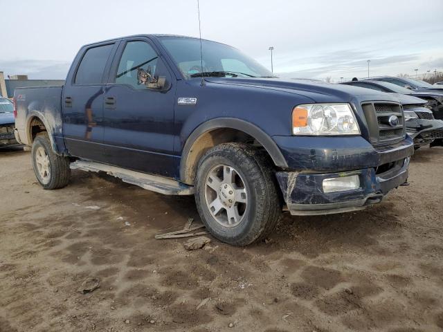 1FTPW14565FA08276 - 2005 FORD F150 SUPERCREW BLUE photo 4