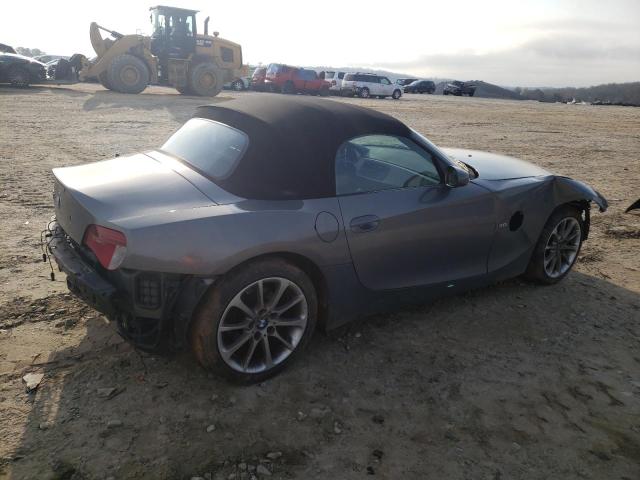 4USBU33507LW69975 - 2007 BMW Z4 3.0 GRAY photo 3