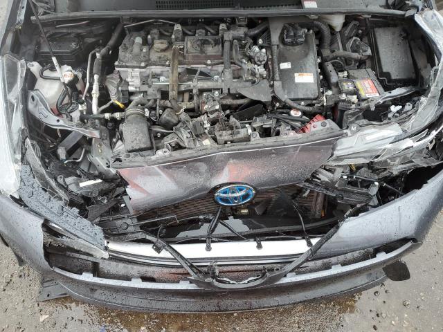 JTDKAMFU4N3153896 - 2022 TOYOTA PRIUS NIGHT SHADE Темно-сірий фото 11