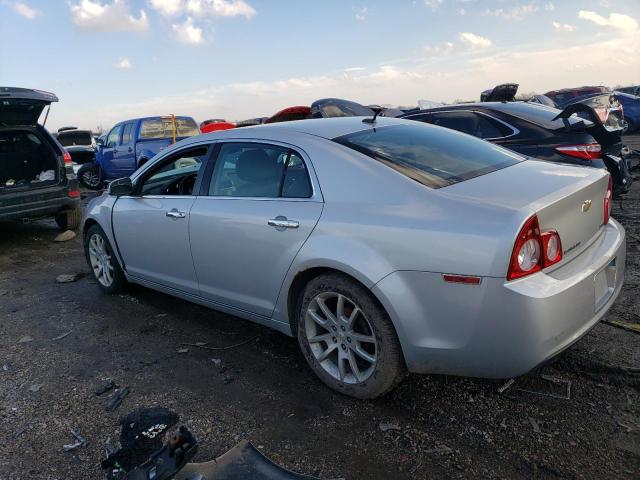 1G1ZE5EU8BF143241 - 2011 CHEVROLET MALIBU LTZ ვერცხლისფერი ფოტო 2