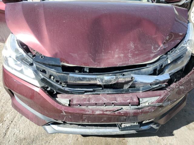 1HGCR2F32GA239040 - 2016 HONDA ACCORD LX MAROON photo 11