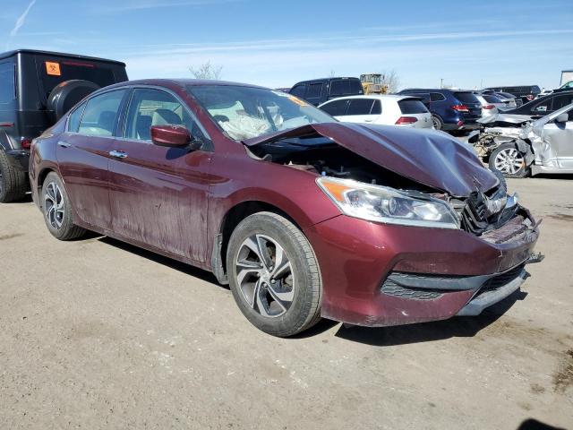 1HGCR2F32GA239040 - 2016 HONDA ACCORD LX MAROON photo 4