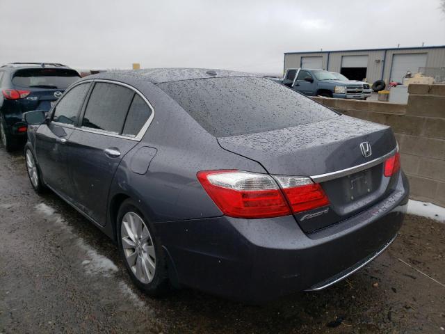 1HGCR2F85FA223649 - 2015 HONDA ACCORD EXL GRAY photo 2