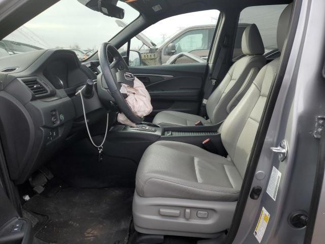 5FNYF8H52NB021277 - 2022 HONDA PASSPORT EXL SILVER photo 7