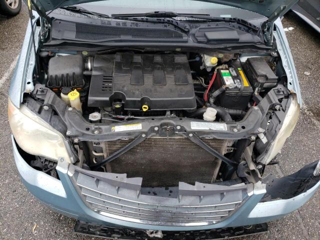 2A4RR8DX8AR366423 - 2010 CHRYSLER TOWN & COU TOURING PLUS TEAL photo 12