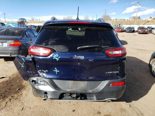 1C4PJMDS6EW149936 - 2014 JEEP CHEROKEE LIMITED BLUE photo 6