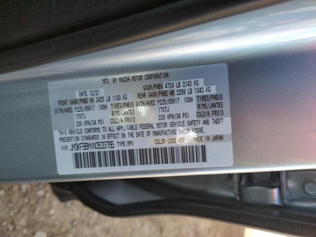 JM3KFBBMXN0533765 - 2022 MAZDA CX-5 SELECT SILVER photo 12