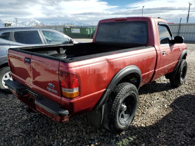 1FTYR11U2WPB62566 - 1998 FORD RANGER BURGUNDY photo 3