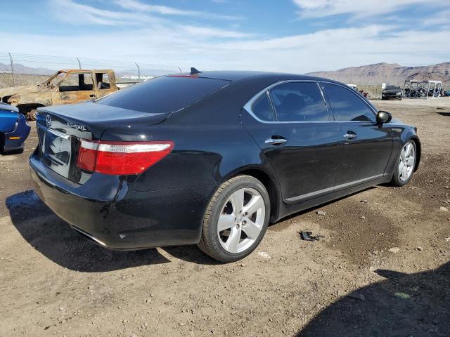 JTHGL46F885025427 - 2008 LEXUS LS 460L BLACK photo 3