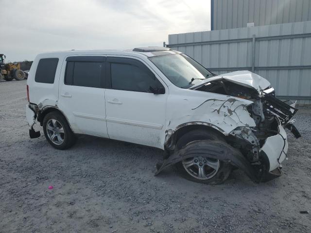 5FNYF3H50EB009910 - 2014 HONDA PILOT EXL WHITE photo 4