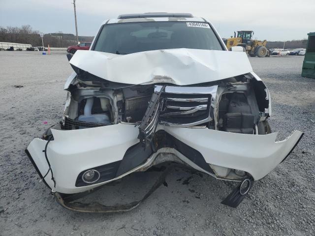 5FNYF3H50EB009910 - 2014 HONDA PILOT EXL WHITE photo 5