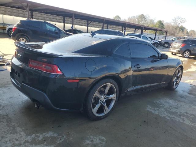 2G1FD1E39F9201345 - 2015 CHEVROLET CAMARO LT BLACK photo 3