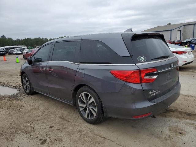 5FNRL6H83MB032511 - 2021 HONDA ODYSSEY TOURING GRAY photo 2