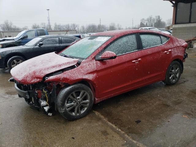 5NPD84LF9JH298182 - 2018 HYUNDAI ELANTRA SEL RED photo 1