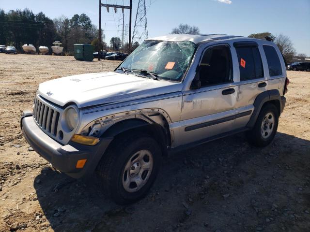 1J4GK48K46W209800 - 2006 JEEP LIBERTY SPORT SILVER photo 1