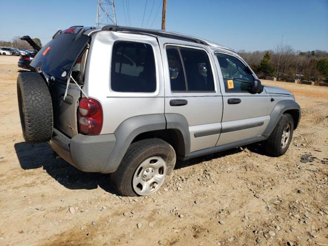 1J4GK48K46W209800 - 2006 JEEP LIBERTY SPORT SILVER photo 3