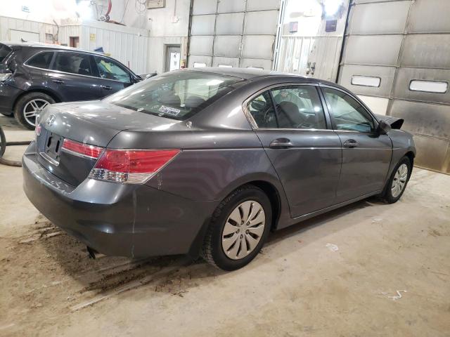 1HGCP2F37BA013879 - 2011 HONDA ACCORD LX GRAY photo 3