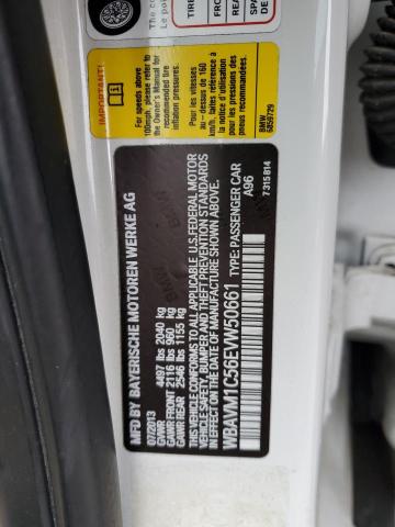 WBAVM1C56EVW50661 - 2014 BMW X1 SDRIVE28I WHITE photo 13