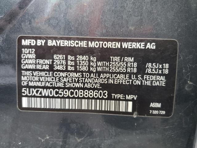 5UXZW0C59C0B88603 - 2012 BMW X5 XDRIVE35D Mavi foto 13