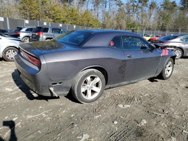 2C3CDYAG4DH646028 - 2013 DODGE CHALLENGER SXT GRAY photo 3