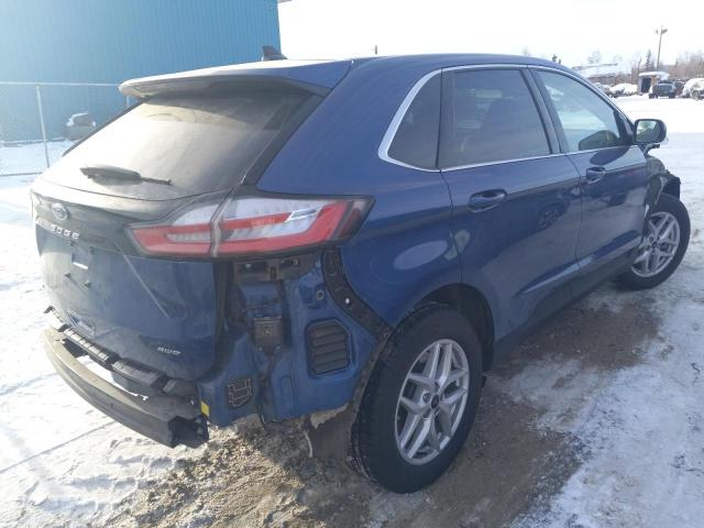 2FMPK4J97PBA46572 - 2023 FORD EDGE SEL BLUE photo 3