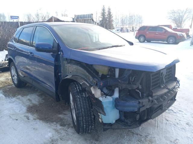 2FMPK4J97PBA46572 - 2023 FORD EDGE SEL BLUE photo 4