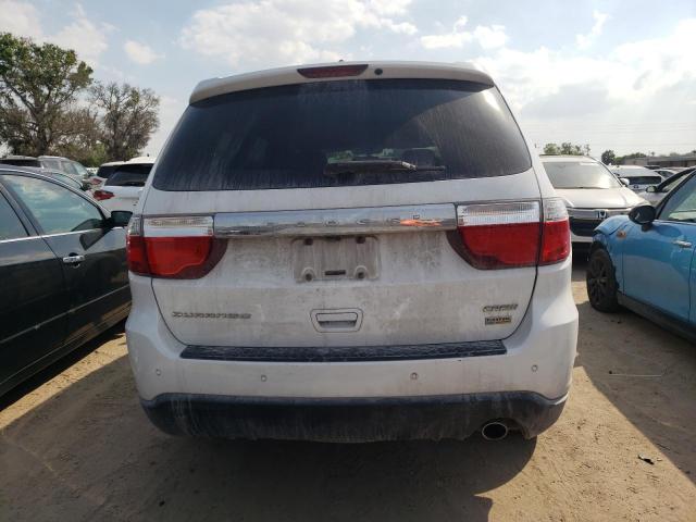 1C4RDHDG0DC700283 - 2013 DODGE DURANGO CREW WHITE photo 6