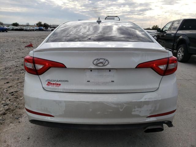 5NPE24AF6HH520566 - 2017 HYUNDAI SONATA SE WHITE photo 6