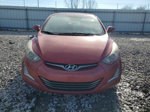 KMHDH4AH0FU357388 - 2015 HYUNDAI ELANTRA SE RED photo 5