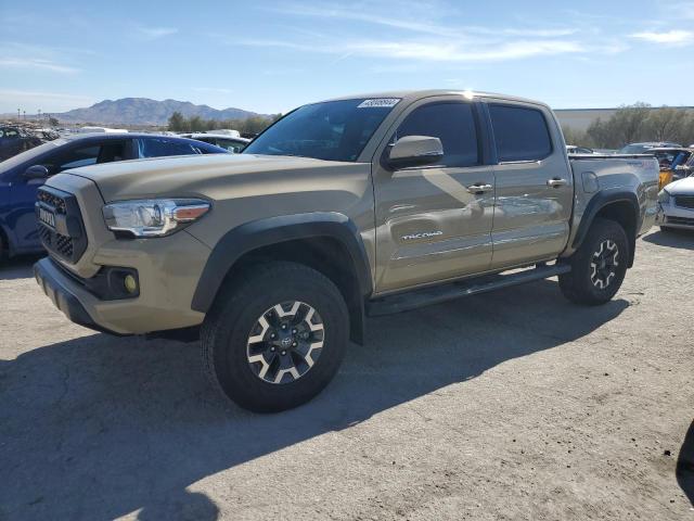 3TMCZ5AN5LM313735 - 2020 TOYOTA TACOMA DOUBLE CAB BEIGE photo 1