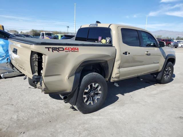 3TMCZ5AN5LM313735 - 2020 TOYOTA TACOMA DOUBLE CAB BEIGE photo 3