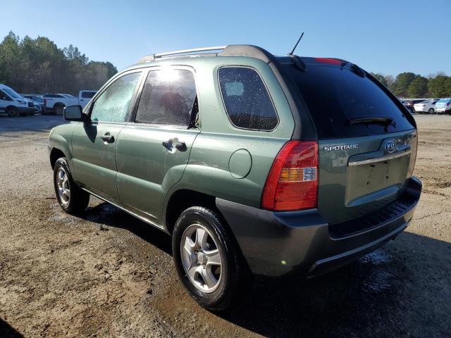 KNDJF724177435333 - 2007 KIA SPORTAGE LX GREEN photo 2