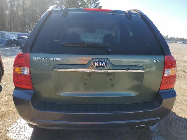 KNDJF724177435333 - 2007 KIA SPORTAGE LX GREEN photo 6