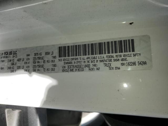 3C6TRVAG5GE110482 - 2016 RAM PROMASTER 1500 STANDARD WHITE photo 14